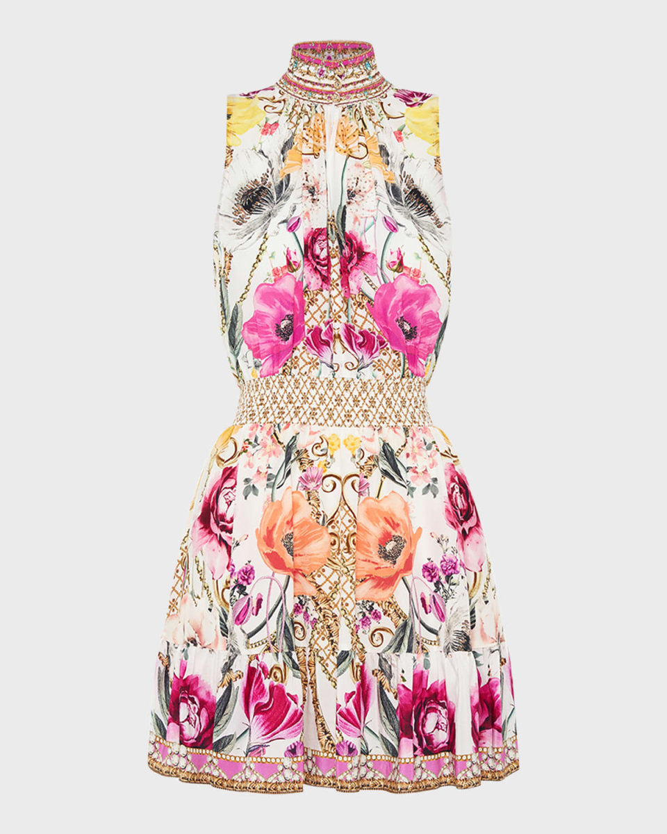Destiny Calling High-Neck Sleeveless Mini Dress